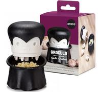 OTOTO Gracula presse ail, éplucheur d'ail, cadeaux halloween, aussi pour gingembre, noix, piments, herbes - cadeaux gothiques