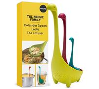 OTOTO Nessie louche dinosaure - infuseur à thé, louche à soupe et passoire - accessoires de cuisine, cadeaux de cuisine, gadgets de cuisine amusants
