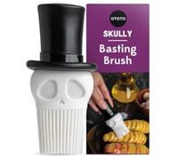 OTOTO Skully Pinceau à badigeonner en silicone, brosse de cuisine, cadeaux effrayants, accessoires de cuisine, brosse à badigeonner les aliments pour la cuisine, cadeau de cuisine, gadgets de cuisine,