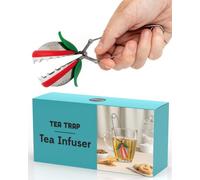 OTOTO Infuseur à thé Tea Trap – acier inox, maille fine, pour thé en vrac – Multicolore