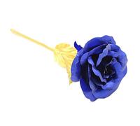 Ototon Plaqué Or 24 K Rose Fleur Éternelle Artificielle avec Tige Longue Romantique Cadeau pour Saint Valentin Fête des Mères Anniversaire (Bleu)