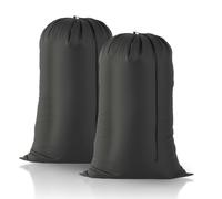 OTraki 2 Pièces Sac à Linge Large Sale,70x115cm Sac à Linge Pliables avec Cordon de Serrage,Léger Sacs de Linge,Sac Portable pour Vêtement,Léger Sacs de Linge Pliables pour Hôtel Voyages