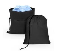 OTraki 2 Pièces Sacs à Linge Sale Voyage Laundry Bag 40 x 50cm Pliable Sac de Rangement avec Cordon Résistants aux Déchirures Portables Sac Linge Sale pour Camping Domicile Université Collège