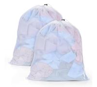 OTraki Filet Linge Machine À Laver 40x50cm, Lot de 2 Filet A Linge avec Cordon Laundry Bag Réutilisable Sac Linge Machine a Laver Vêtements Soutien-gorge Chaussettes Jouet Chemises