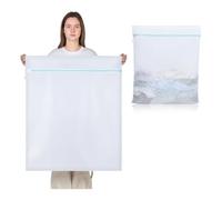 OTraki Grande Filet a Linge Machine à Laver, 70x90 cm Sac de Lavage Machine à Laver avec Fermeture Eclair, Réutilisable Filet à Linge pour Manteaux, Articles, Chemisier