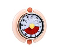 OTraki Minuteur Visuel 60 Minutes Magnétique Rappel Sonore Rose Horloge | Outil Gestion Temps Fixation Magnétique Salle uisine Bureau Étude Enfants Adulte Homework Chrono Silencieux