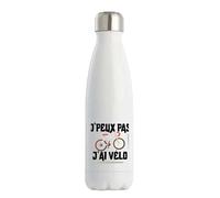 Otshirt Bouteille Isotherme J'peux pas j'ai Vélo 3 | Gourde | Idée Cadeau Cycliste Humour Cadeau Drôle Original Cyclisme Route Passion