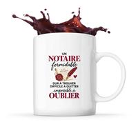Otshirt Mug Notaire Formidable | Tasse Céramique 330 ml Recto Verso Passe au Lave-Vaisselle | Café Thé Bureau Maison | Idée Cadeau Collègue Noël Départ