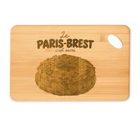 Otshirt Planche à Découper Le paris-brest c'est sacré | Plateau Apéro Bambou Gravé 30 × 20 cm, Cuisine Barbecue Apéritif, Idée Cadeau Gourmand Sucré Crémaillère Noël