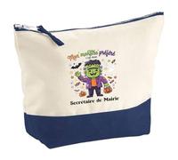 Otshirt Pochette Mon Monstre Préféré C'est Mon Secretaire de mairie - Pouch - Idée Pochette Rangement Cadeau Anniversaire Fête Original Famille Travail Départ Collègue Retraite Noël.
