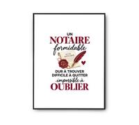 Otshirt Poster Notaire Formidable | Affiche Papier Photo 310 g Finition Perlée Format Taille A3 | Déco Murale Salon Chambre | Idée Cadeau Crémaillère