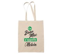 Otshirt Sac Ce beau mec sappelle Melvin - Idée Sac Cadeau Cadeau Anniversaire Fête Original Famille Travail Départ Collègue Retraite Noël. - Taille Unique