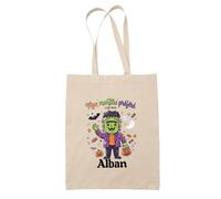 Otshirt Sac Mon Monstre Prefere Cest Mon Alban - Idée Sac Cadeau Cadeau Anniversaire Fête Original Famille Travail Départ Collègue Retraite Noël. - Taille Unique