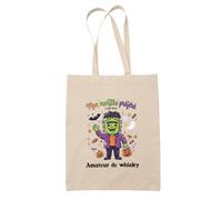 Otshirt Sac Mon Monstre Prefere Cest Mon Amateur de whisky - Idée Sac Cadeau Cadeau Anniversaire Fête Original Famille Travail Départ Collègue Retraite Noël. - Taille Unique