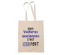 Otshirt Sac Mon Voitures anciennes C'est le plus fort - Idée Sac Cadeau Cadeau Anniversaire Fête Original Famille Travail Départ Collègue Retraite Noël.