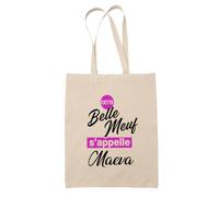 Otshirt Sac Priorite N1 dans ma vie Cest ma Maeva - Idée Sac Cadeau Cadeau Anniversaire Fête Original Famille Travail Départ Collègue Retraite Noël. - Taille Unique