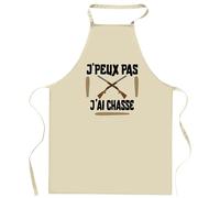 Otshirt Tablier Chasse 5 Noir | Apron | Idée Tablier Personnalisable Cadeau Anniversaire Cuisine Jardinage Fête Original Famille Travail Départ Collègue Retraite