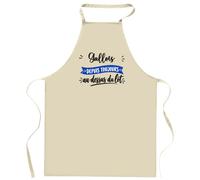 Otshirt Tablier Gallois Depuis Toujours au Dessus du Lot - Apron - Idée Tablier de Cuisine Cadeau Anniversaire Fête Original Famille Travail Départ Collègue Retraite Noël.