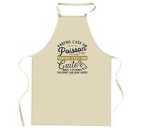 Otshirt Tablier Pêche 29 Noir | Apron | Idée Tablier Personnalisable Cadeau Anniversaire Cuisine Jardinage Fête Original Famille Travail Départ Collègue Retraite