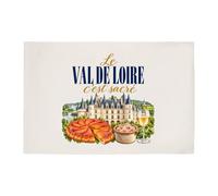 Otshirt Tapis de Bain Le Val de Loire C'est sacré | Idée Cadeau Souvenir Région Anniversaire Noël | Coton 725 g/m² 61 × 40 cm Lavable en Machine | Salle de Bain et WC