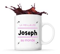 Otshirt Tasse La meilleure Joseph au monde 2 - Mug - Idée Tasse Personnalisable Cadeau Anniversaire Fête Original Famille Travail Départ Collègue Retraite Noël.