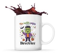 Otshirt Tasse Mon Monstre Préféré C'est Mon Directrice - Mug - Idée Tasse Personnalisable Cadeau Anniversaire Fête Original Famille Travail Départ Collègue Retraite Noël.