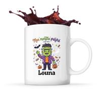 Otshirt Tasse Mon Monstre Préféré C'est Mon Louna - Mug - Idée Tasse Personnalisable Cadeau Anniversaire Fête Original Famille Travail Départ Collègue Retraite Noël.