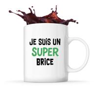 Otshirt Tasse Un Super Brice 2 - Mug - Idée Cadeau Prénom Personnalisable Humour Anniversaire Fête Retraite Drôle Original Collègue
