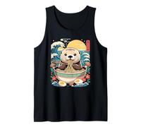 Otter Bol à Ramen Japonais Motif Vagues de l'océan Débardeur