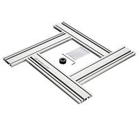 Ottertools - Gabarit de fraisage FS-MPS pour découpes rectangulaires - Défonceuse - réglable (500mm x 300mm)