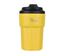 OTTO KONING Mug Isotherme 350 ml, Thermos Café Étanche Acier Inoxydable | Double paroi isolante 4h, inox 18/8 sans BPA, couvercle vissé anti-fuite, compatible porte-gobelet, bureau et voyage