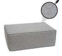 Ottomane/accessoire pour canapé HWC-O54 38x97x70cm gris clair