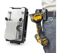 otuiaim Porte Outils Ceinture - Support Clip-on pour Ceinture à Outils, Clips en Acier Inoxydable 304 pour Crochets et Outils, pour Perceuse Sans Fil, Visseuse à Chocs, Cloueur, Mètre Ruban
