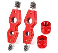 Oubesty Ensemble de 4 outils d'ébavurage et de nettoyage de tuyaux en cuivre et PVC et tubes en acier souple