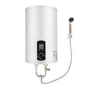OUBUBY Chauffe-eau électrique 30 l - 2000 W 220 V - À suspendre au mur - Économie d'énergie - Chauffe-eau - Réservoir intérieur émaillé - Écran LED (30 l)