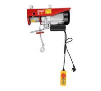 OUBUBY Treuil électrique de 400 kg à 800 kg de hauteur de levage 10 m treuil moteur 1450 W moteur en cuivre palan à bouteille 10 m/min vitesse de levage avec télécommande sans fil (800 kg)