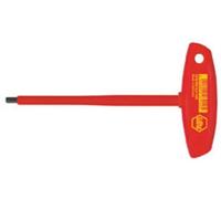 Wiha Clé mâle 334N (27928) – manche en T, 4 mm, 150 mm, VDE