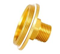 OUFEIJIA EUR Bouchon de Filtre en Y Laiton, Filetage mâle pour climatisation Centrale/Plancher Chauffant/Tuyau d'eau diamètre extérieur 43/47/58mm vers 1/2", Tout cuivre(58mm to 1/2'')