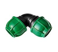 OUFEIJIA EUR Coude à Connexion Rapide Capuchon Vert PE, connecteur Angle Droit, Grand raccord de Tuyau sans Chaleur, Aucune Fusion Thermique requise
