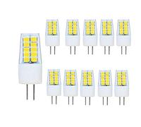OUGEER Lot de 10 ampoules LED à économie d'énergie G4 3 W, blanc froid 6000 K, 300 lm AC220 V-240 V, ampoules LED non dimmables