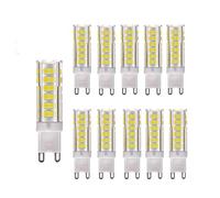 Ougeer Lot de 10 ampoules LED G9 7 W équivalent à 65 W, Blanc Froid 6000 K 650 lm AC220-240 V Non compatible avec variateur d’intensité En céramique