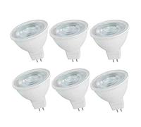 OUGEER Lot de 6 ampoules LED MR16 5W AC 220-240V LED GU5.3 équivalent à 50W MR16 Blanc chaud 3000K MR16 Spot LED GU5,3 500 lm Intensité non variable