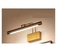 OUHFCASN Lampe Murale sans Fil à Piles, 5 W, 16 Pouces, en métal, Laiton, avec télécommande, intensité Variable
