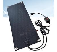 OUHKDM Tapis de Fonte de Neige, Tapis Chauffants électriques pour Le déneigement Hivernal, Tapis Chauffants antidérapants d'extérieur, pour escaliers, Tapis Chauffants d'extérieur(5pcs,10x15inch)