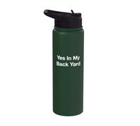 Oui, dans mon jardin Stainless Steel Insulated Water Bottle