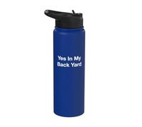 Oui, dans mon jardin Stainless Steel Insulated Water Bottle