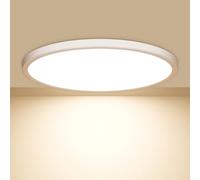 OUILA Ø22CM Plafonnier LED, 18W Moderne Lumiere Plafond Etanche 4000K Rond