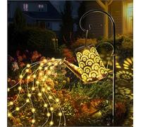 OUILA Arrosoir solaire - Lanterne solaire pour l'extérieur avec crochet de berger - Lampes solaires étanches IP65 - Guirlande lumineuse LED pour extérieur, décoration de jardin, chemin de cour,