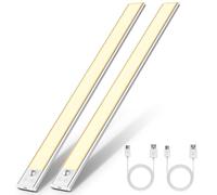 OUILA Lampe de Placard, Eclairage Led Rechargeable Interieur Placard,Sans Fi,Dimmable Lampe Led Detecteur Mouvement,Lumière Led pour Armoire Placard Escalier Cuisine