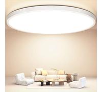 OUILA Plafonnier Led 30CM, 4000K Plafonnier 24W 2600LM Luminaire Plafonnier